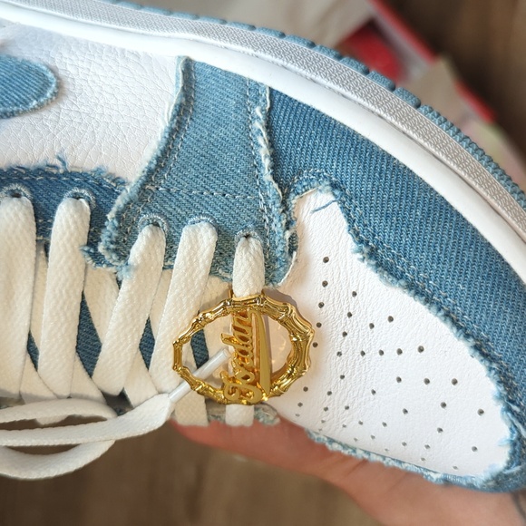 Nike Air Jordan 1 High Women's Denim - Size 7.5W/6 Men's - Picture 9 of 15